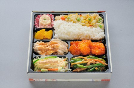 竹2　エビチリ&チンジャオロース弁当