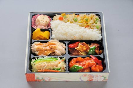 竹4　エビチリ&ホイコーロー弁当